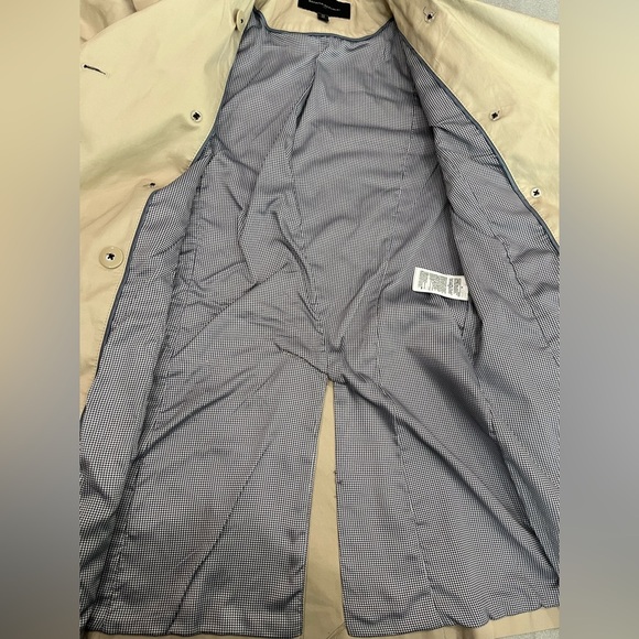 [M]Banana Republic Classic Tan Double Breasted Trench Coat - Picture 6 of 11